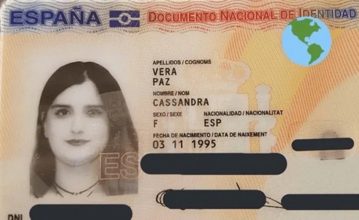 dni documento a presentar