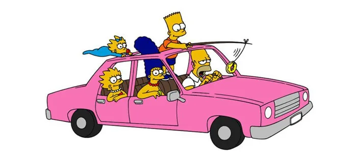 Los coches más famosos de las series y películas de dibujos animados