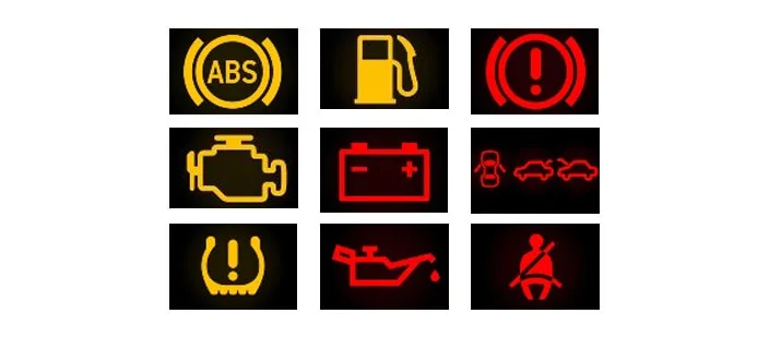 Testigos del coche: ¿qué significan?