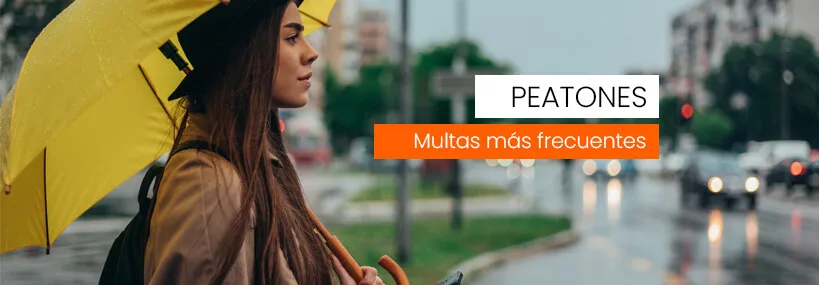 Multas más frecuentes para peatones