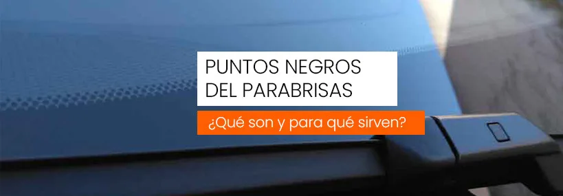 puntos negros del parabrisas