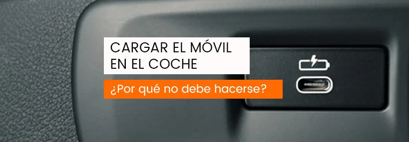 Cargar el móvil en el coche: ¿por qué no debe hacerse?